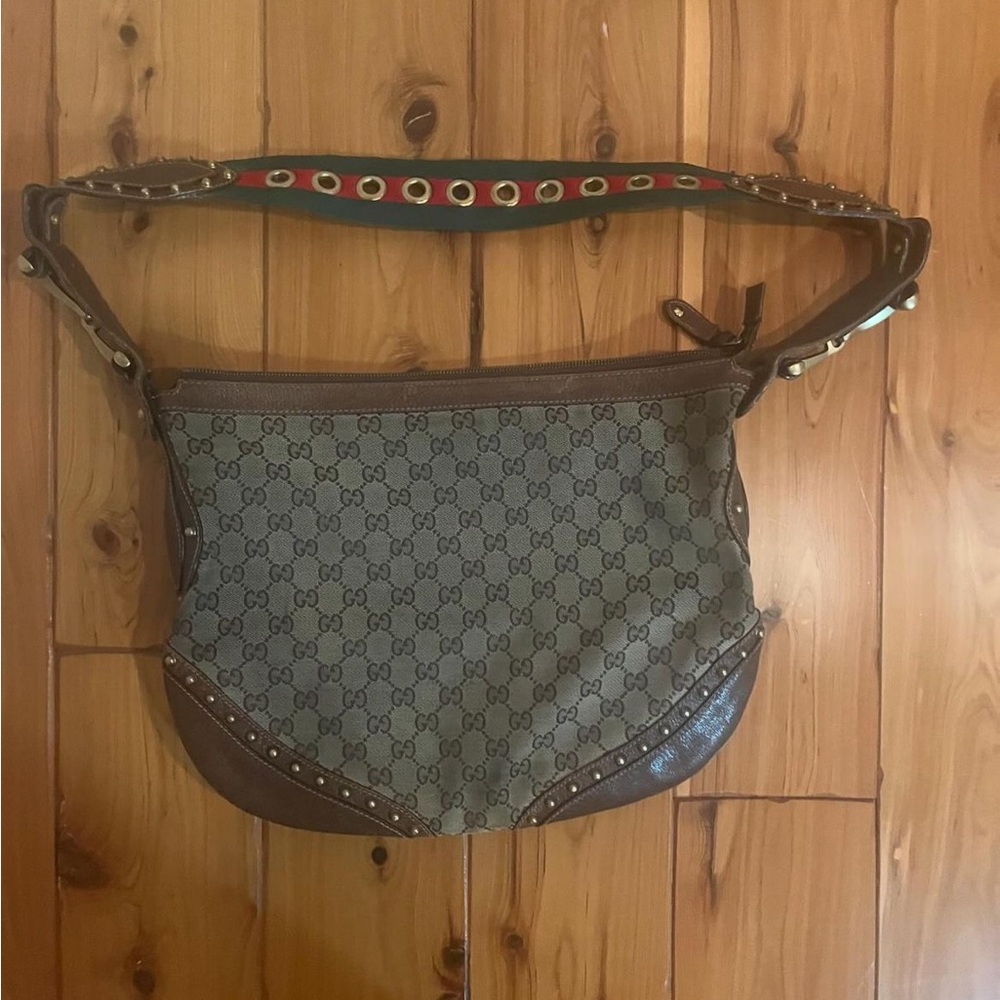 Gucci Pelham Leather crossbody bag. Selling for $300
